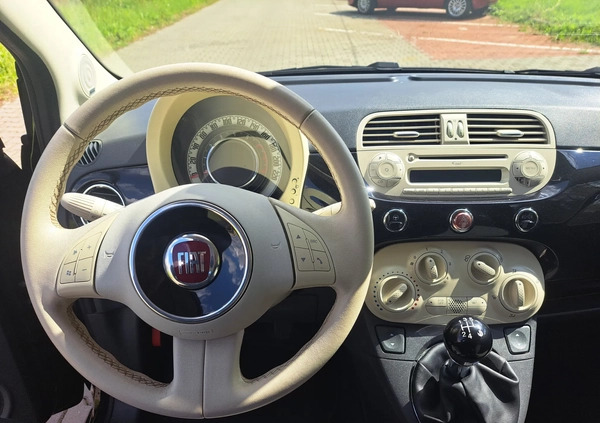 Fiat 500 cena 20900 przebieg: 159000, rok produkcji 2011 z Płoty małe 562